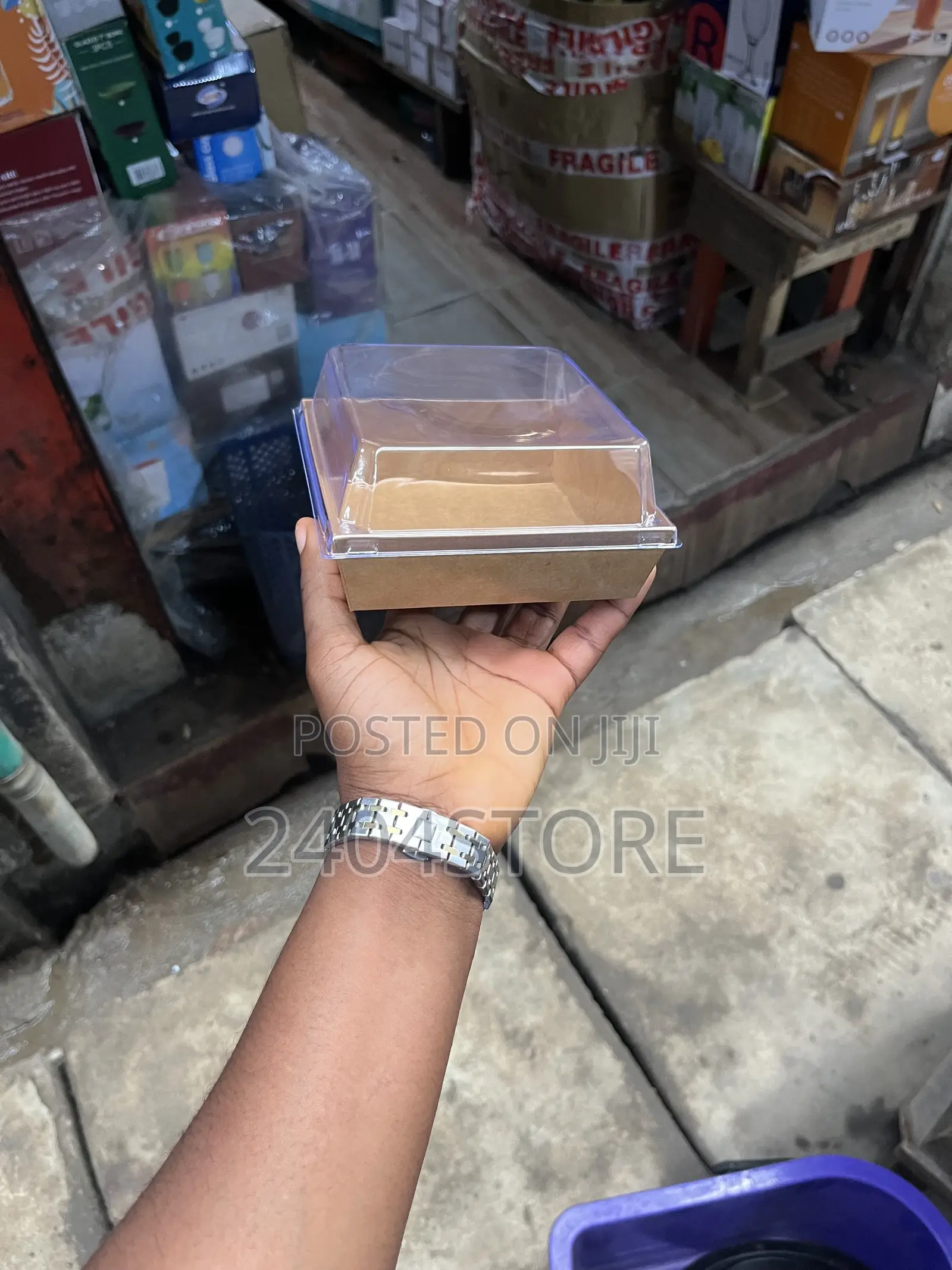 50pcs Disposable Square Pastry Packs