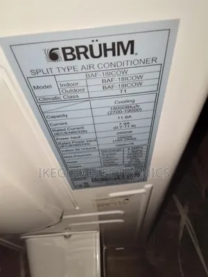 Bruhm Air Conditioner Split 2.0hp Normal