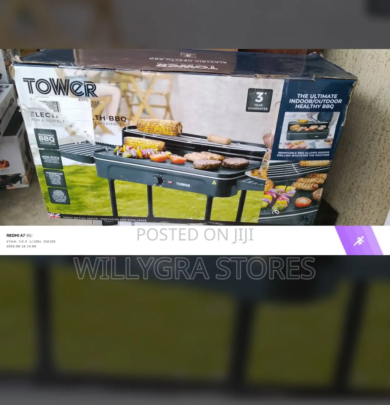 Tower Health Electric BBQ Grill
