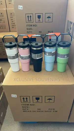 900ml Leakproof Stainless Steel Tumbler With Handle (MOQ 50Pcs)