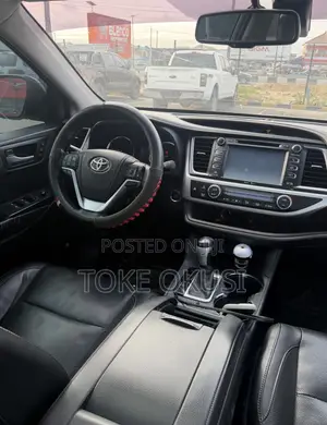 Toyota Highlander Limited V6 4x4 (3.5L 6cyl 6A) 2016 Black