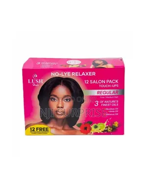 Lush Hair No-Lye Relaxer - 14 Salon Pack Touch-Ups (Regular)