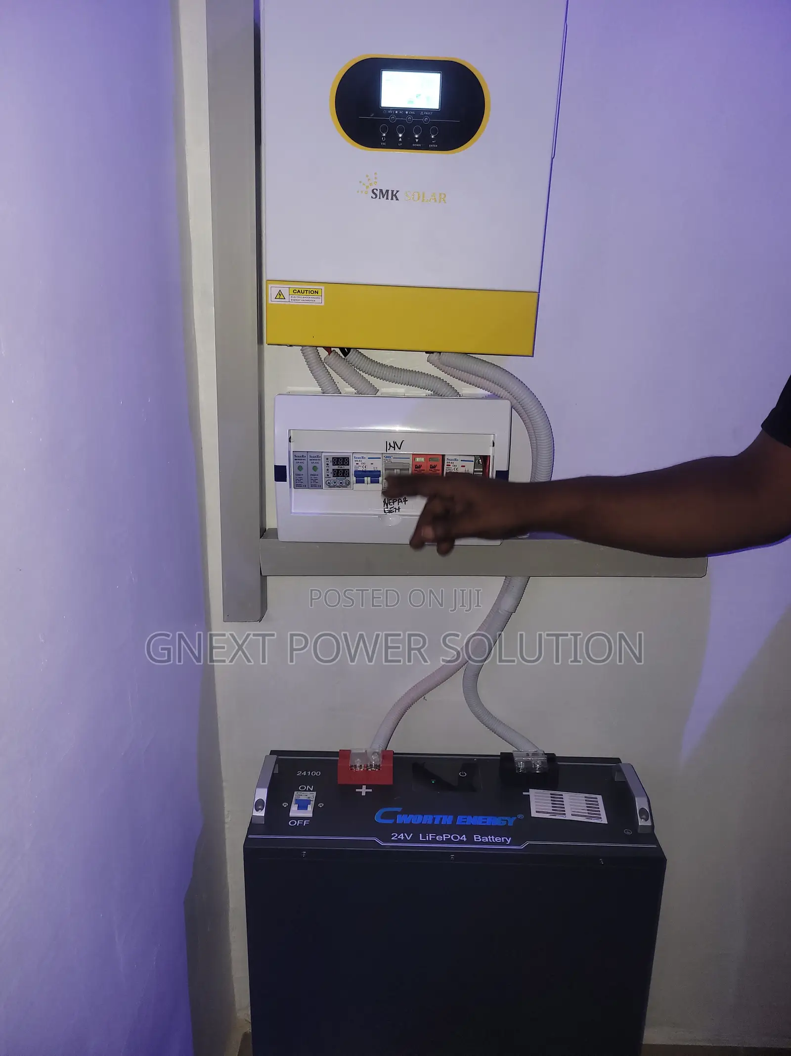 Complete Solar Solution for a Room or Two, or Small Office Space