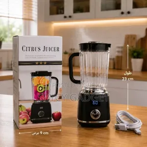 Rechargeable Citrus Juicer Blender With Timer Led Display
