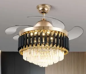 Crystal Fan Chandelier