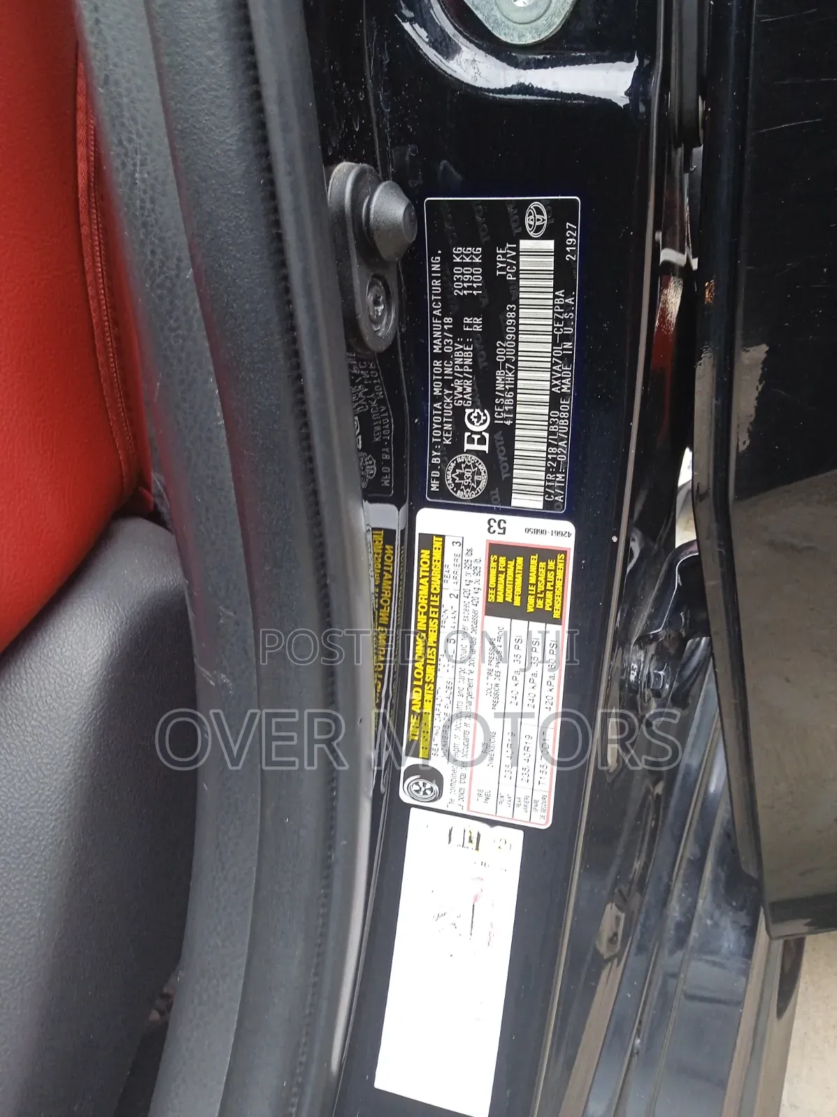 Toyota Camry 2018 Black