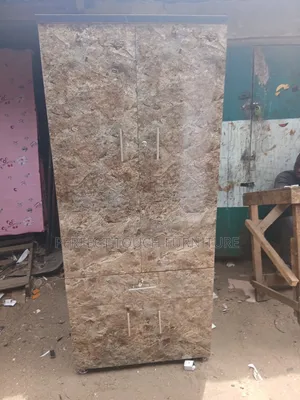 Spacious 4-Door Wooden Wardrobe With Hanging Rail (Like New)