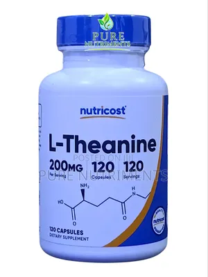 Nutricost L-Theanine 200mg 120 Capsules – Premium Focus Relaxation