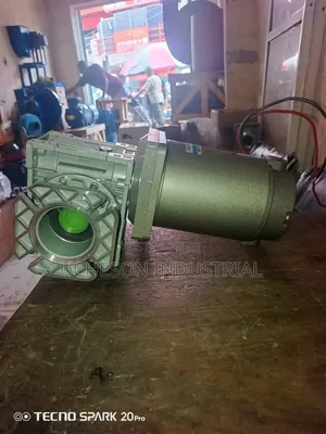 600w 24v Dc Gearmotor 3600 RPM Rv50 Gearbox Ratio 5-1
