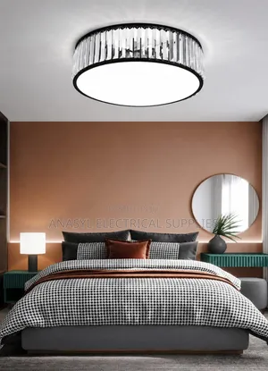 Modern Drum Flush Mount Ceiling Light