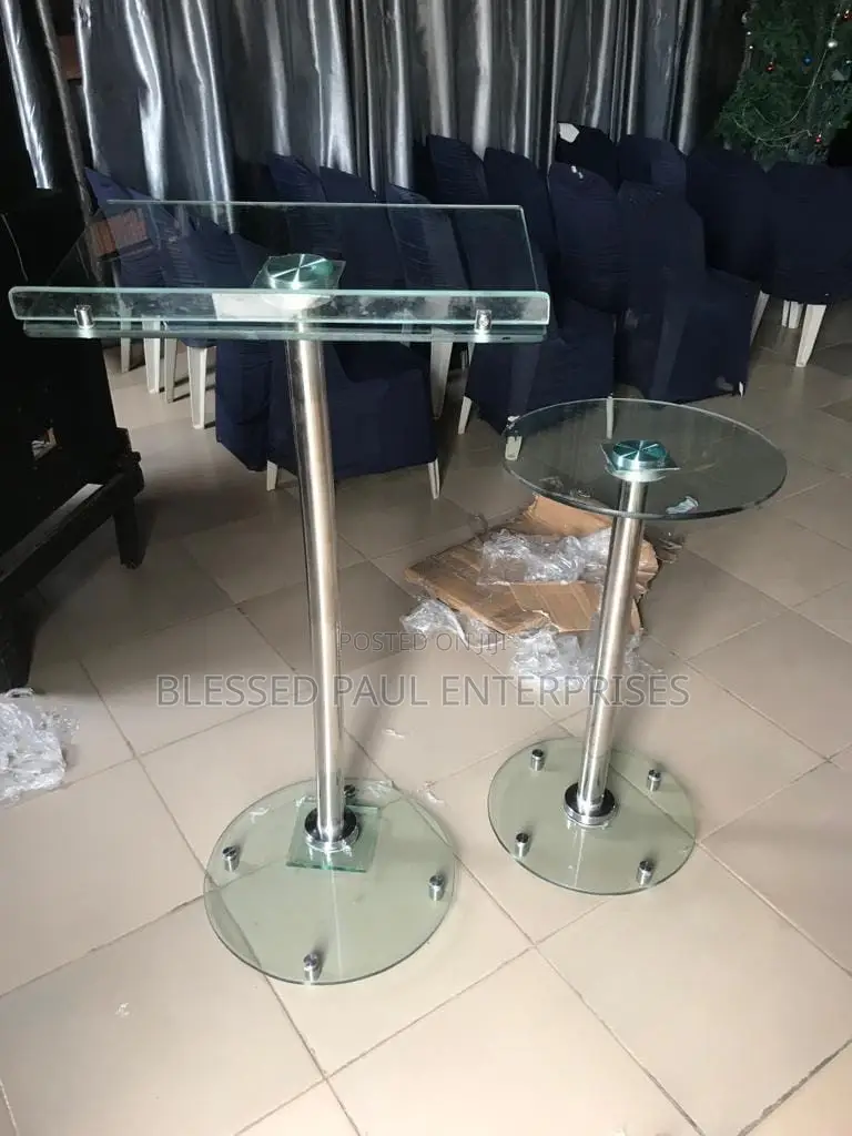 Glass Single Pole Pulpit