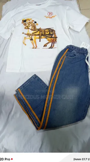 Quality Teenagers Top and Jean Trouser