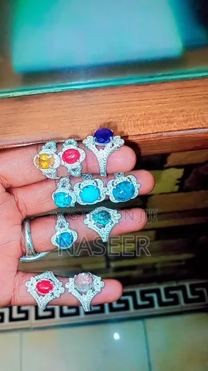 Pure Silver Rings With Original Stons for Women