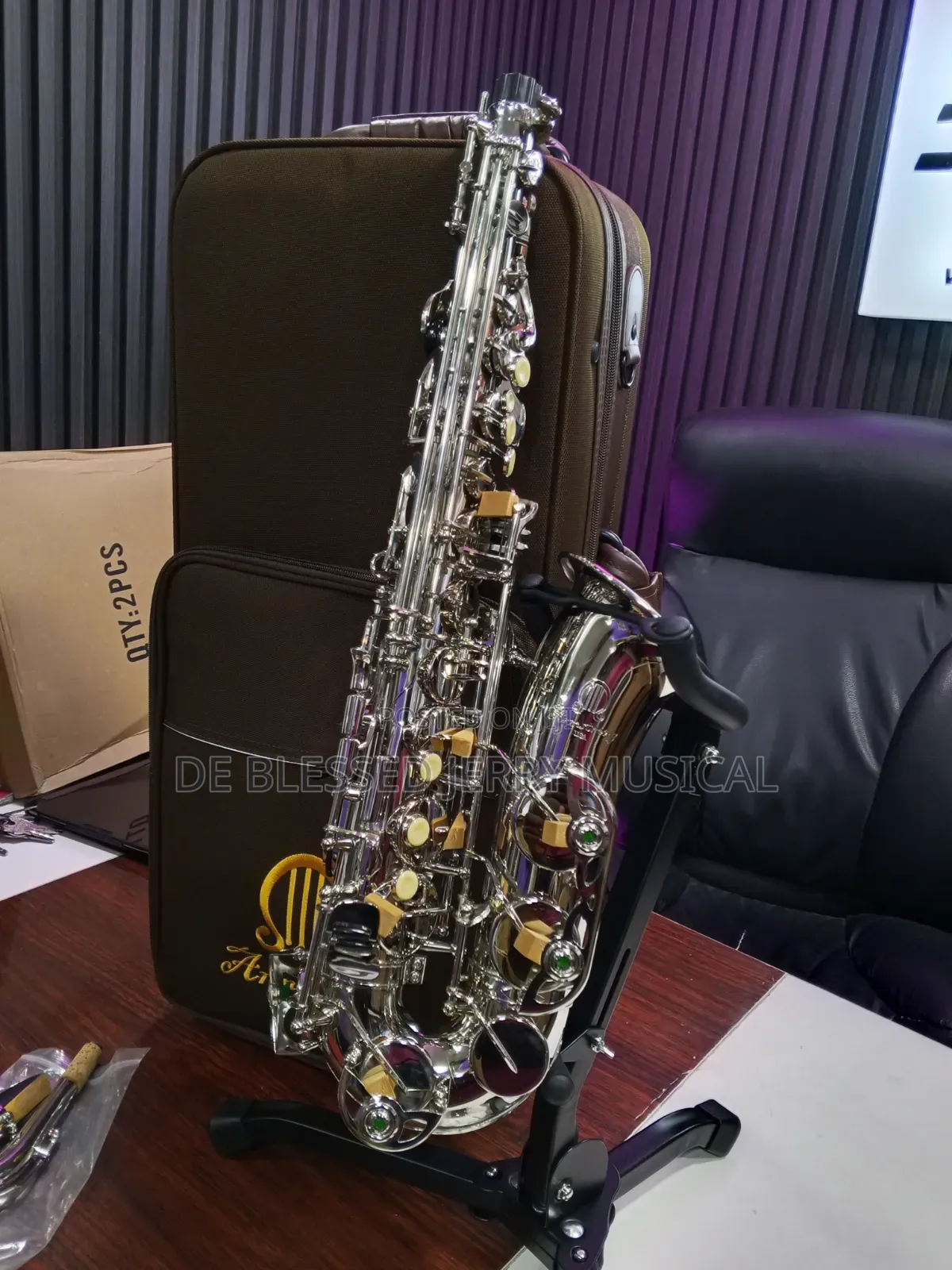 Professional Yamaha Silver Altosaxphone