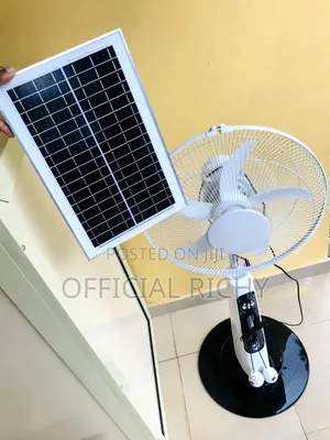 16-Inch Rechargeable Solar Standing Fan