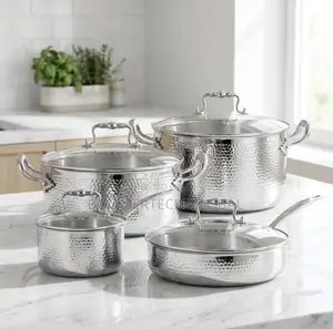 Uakeem 8psc Stainless Steel Pot