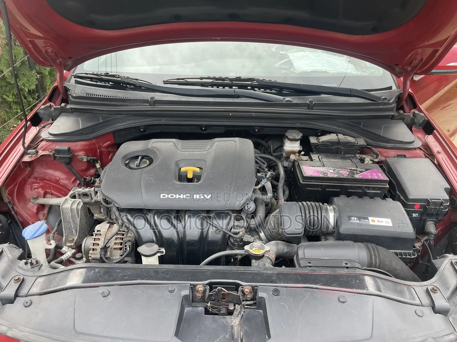 Hyundai Elantra 2017 Red