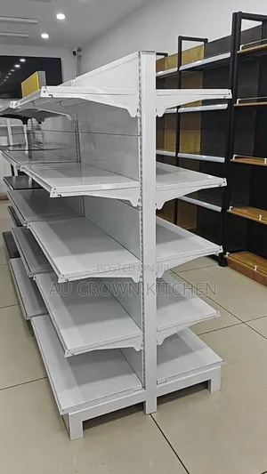 Double Sided Supermarket Shelves