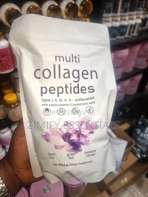 Multi Collagen Peptides Types I, II, III, V, X Powder 1lb