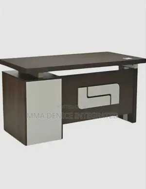 Modern Office Desk With Drawer Storage Cabinet
