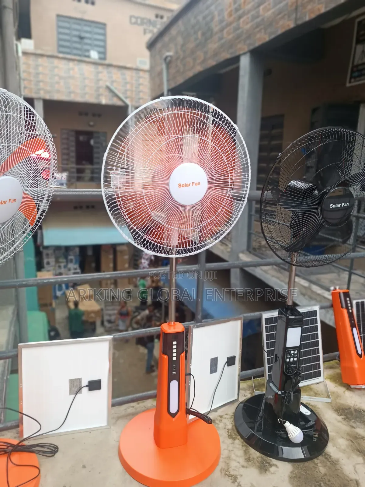 Solar Fan Emergency Lighting Solution