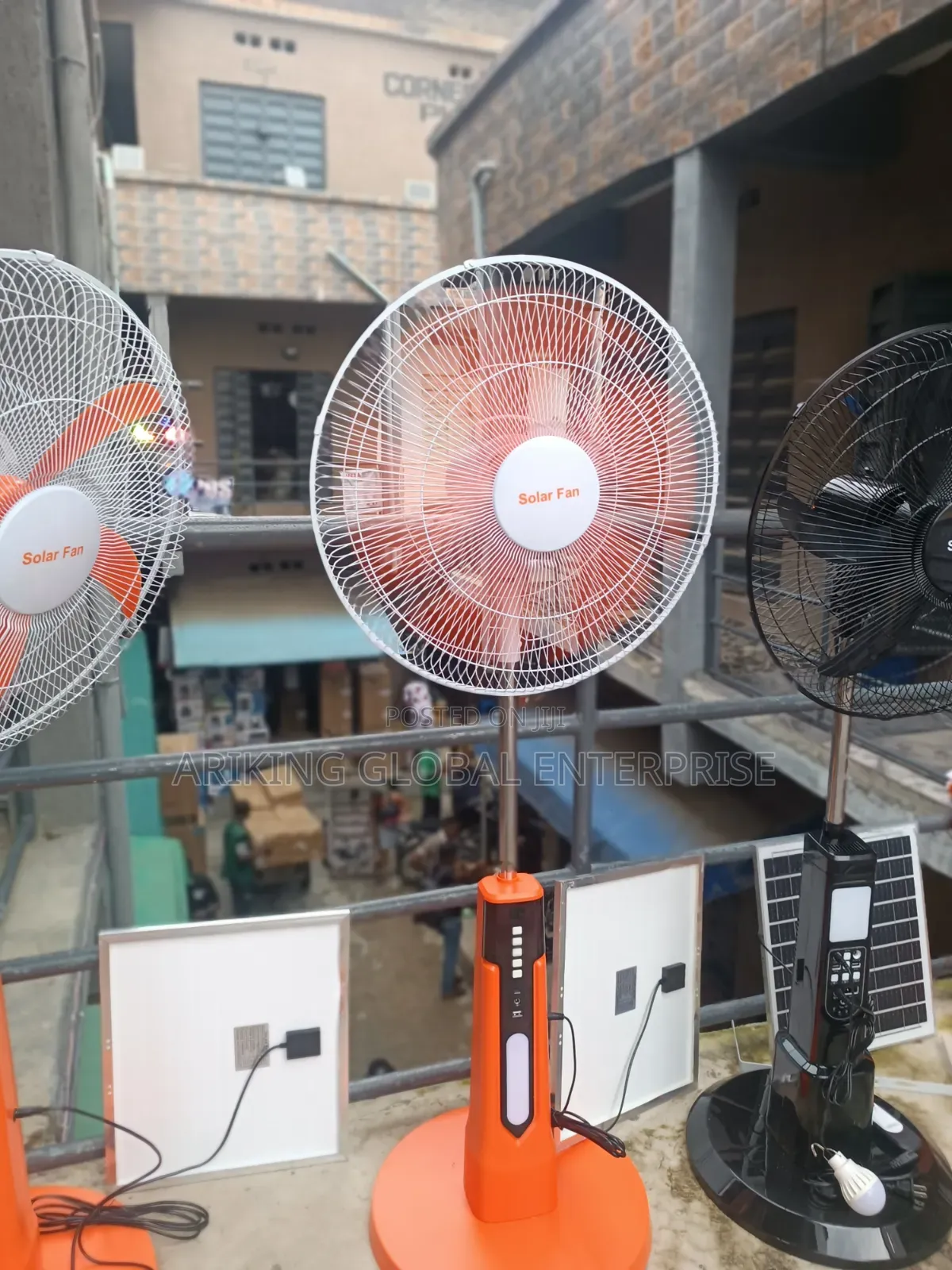 Solar Fan Emergency Lighting Solution