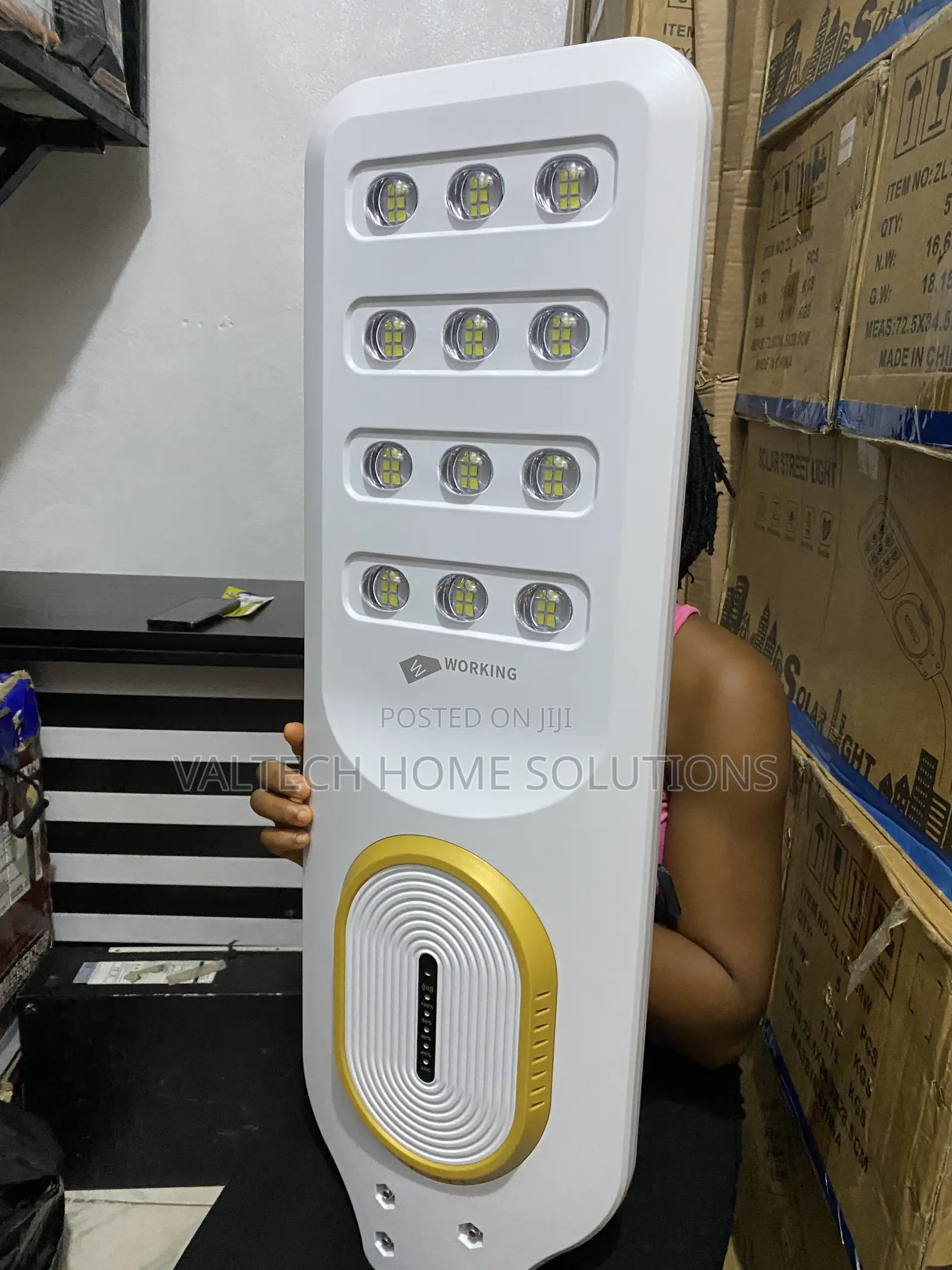 16 Series LED Solar Security Light With Remote Control