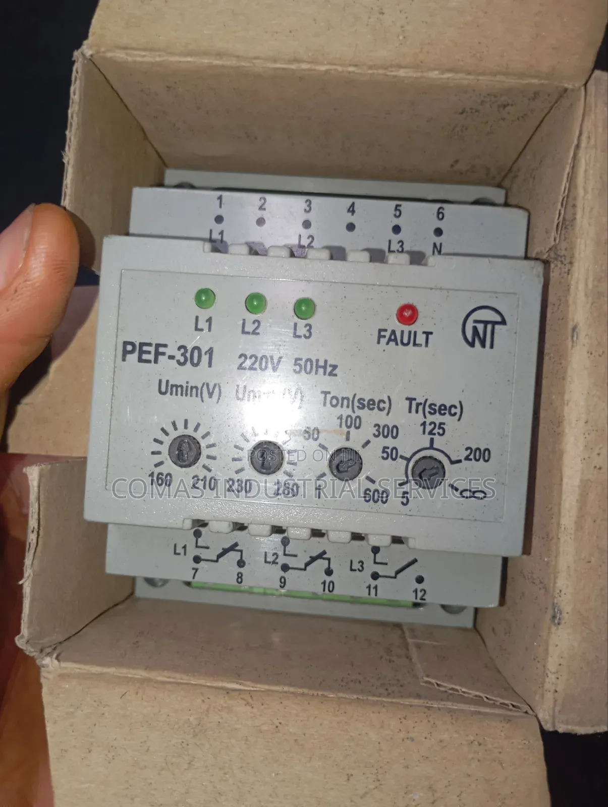 Pef-301 Automatic Phase Selector 220v 50hz 16a
