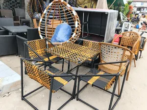 Basket Dining Table and Chairs