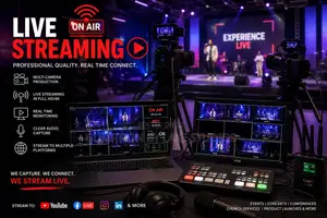 LIVE-STREAMING (Streaming Concert, Events, Church Service Etc)