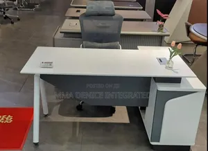 Modern Office Executive Desk With Storage