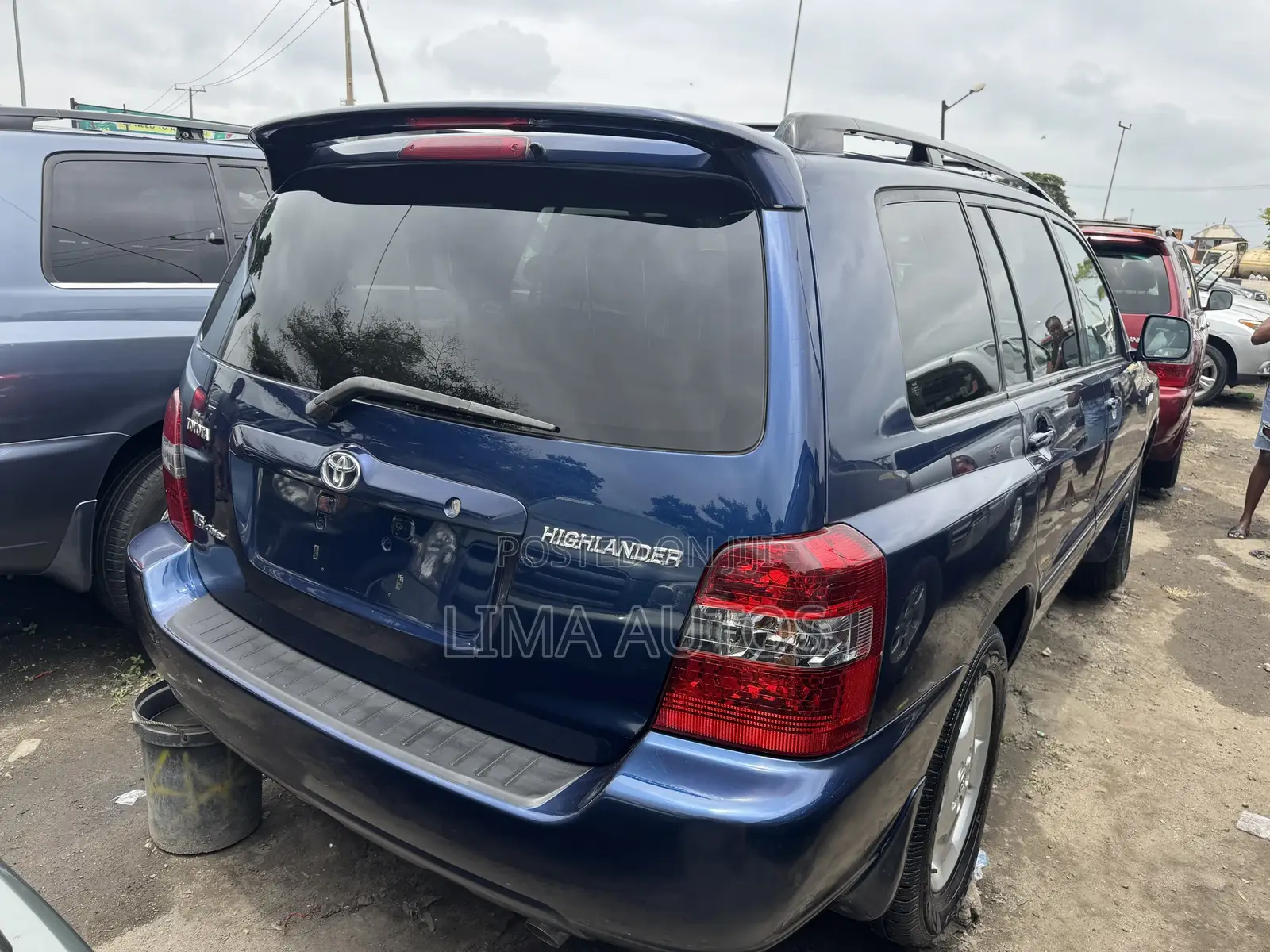 Toyota Highlander V6 2005 Blue