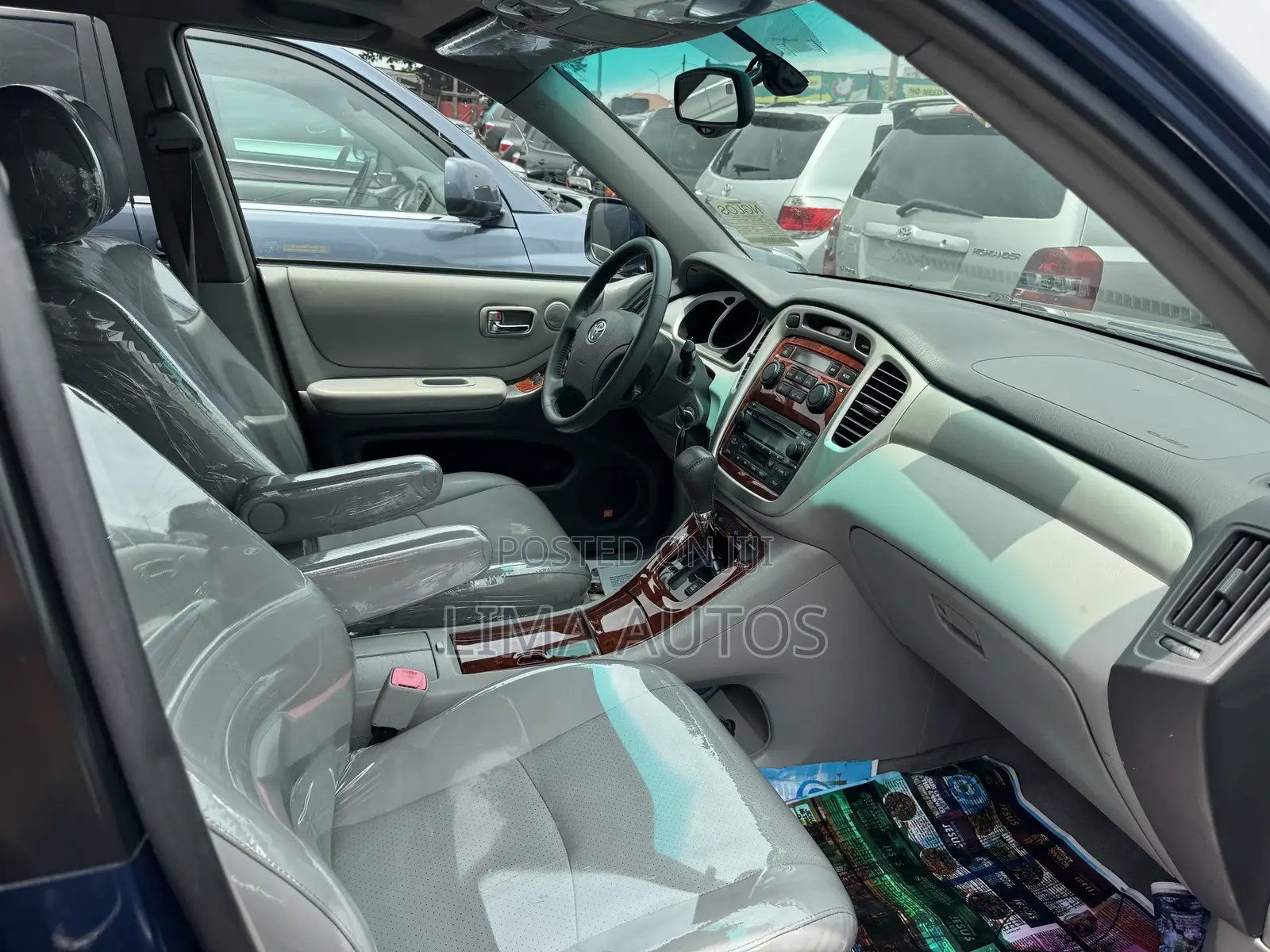 Toyota Highlander V6 2005 Blue