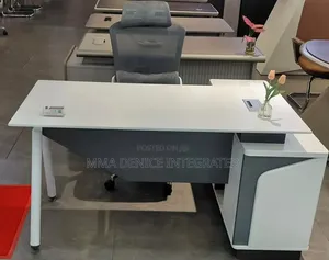 Modern Office Executive Desk With Storage