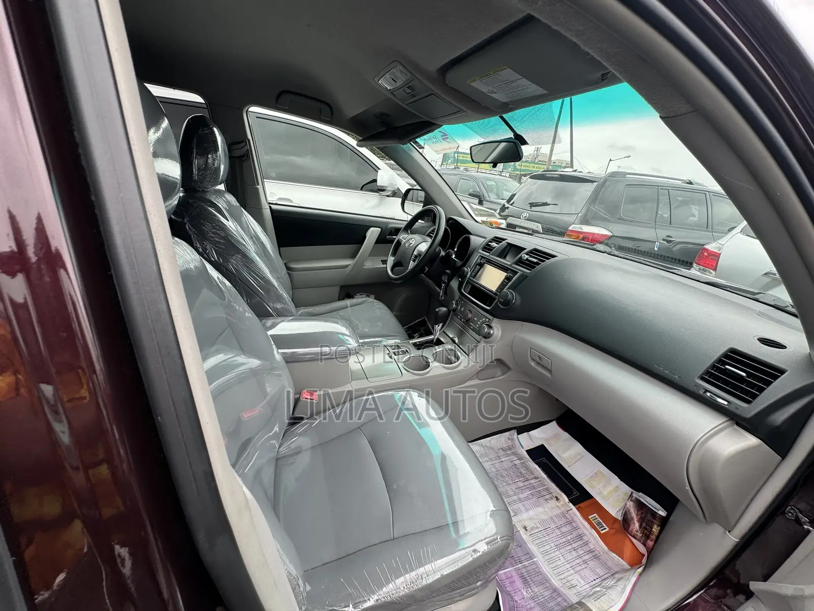 Toyota Highlander 2012 Burgundy