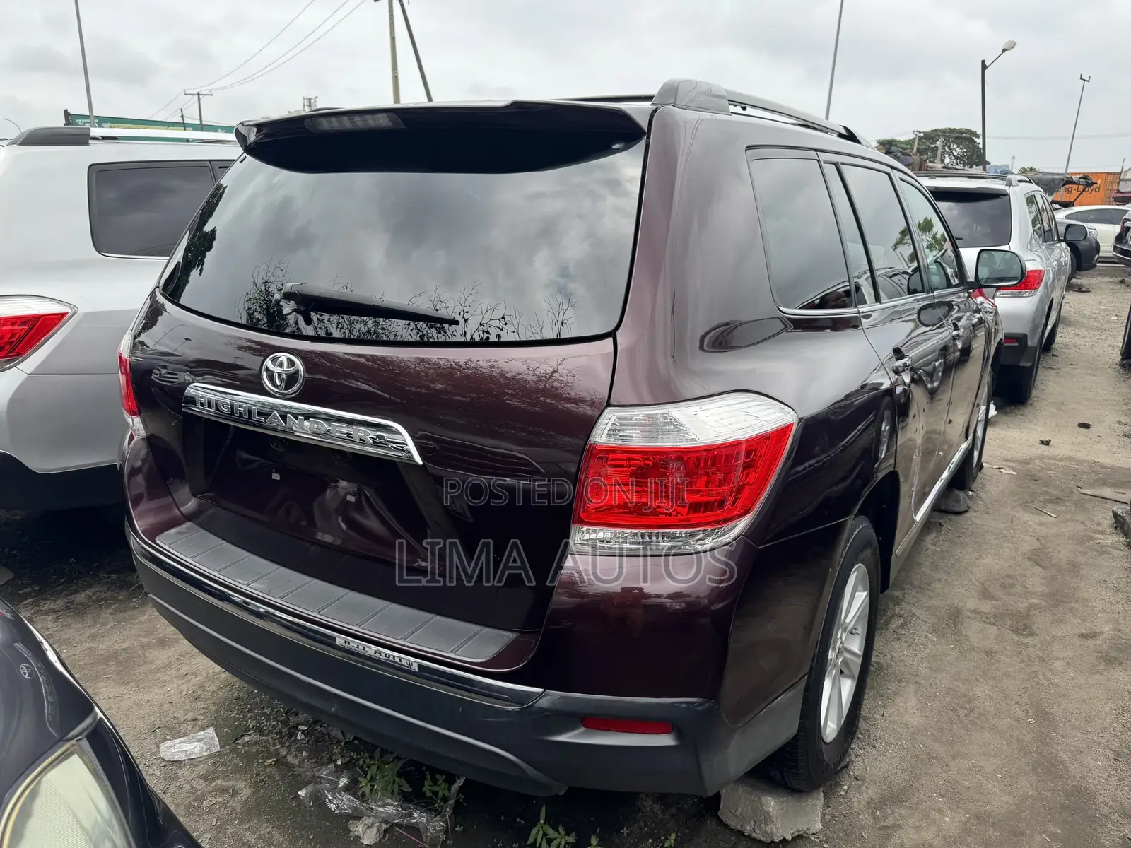 Toyota Highlander 2012 Burgundy