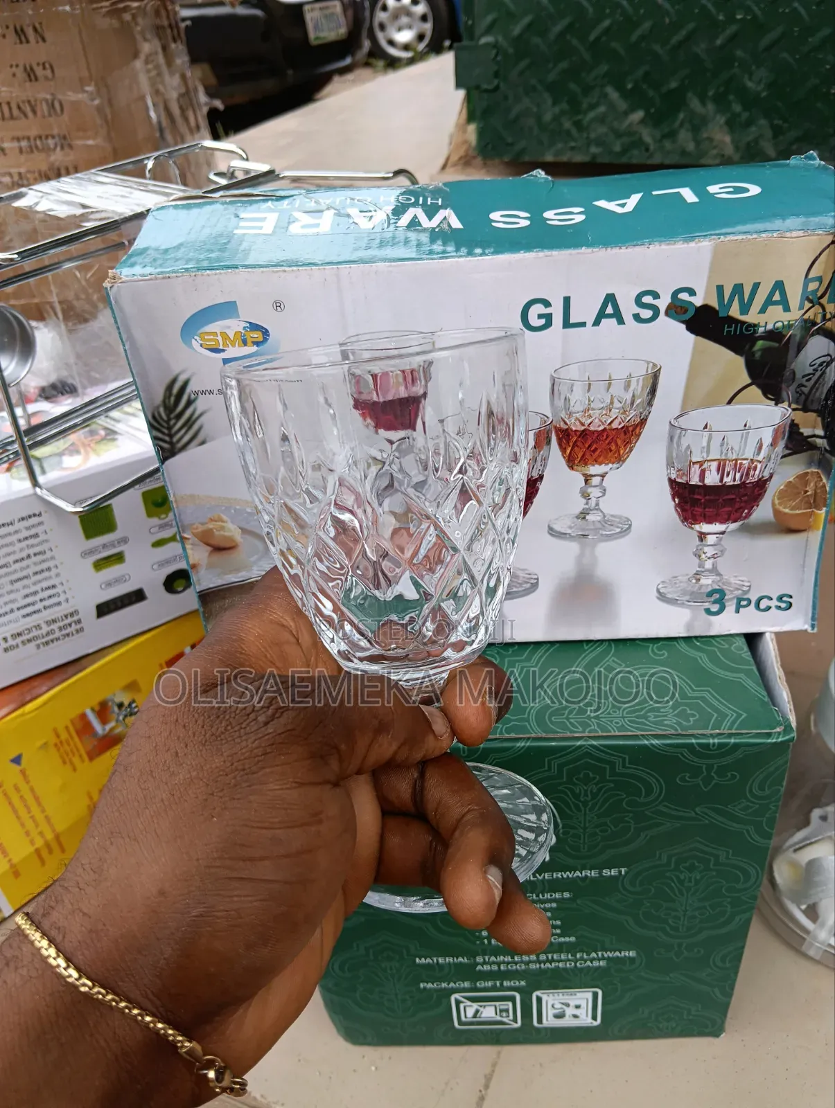 3 Set Quality Glass Cup