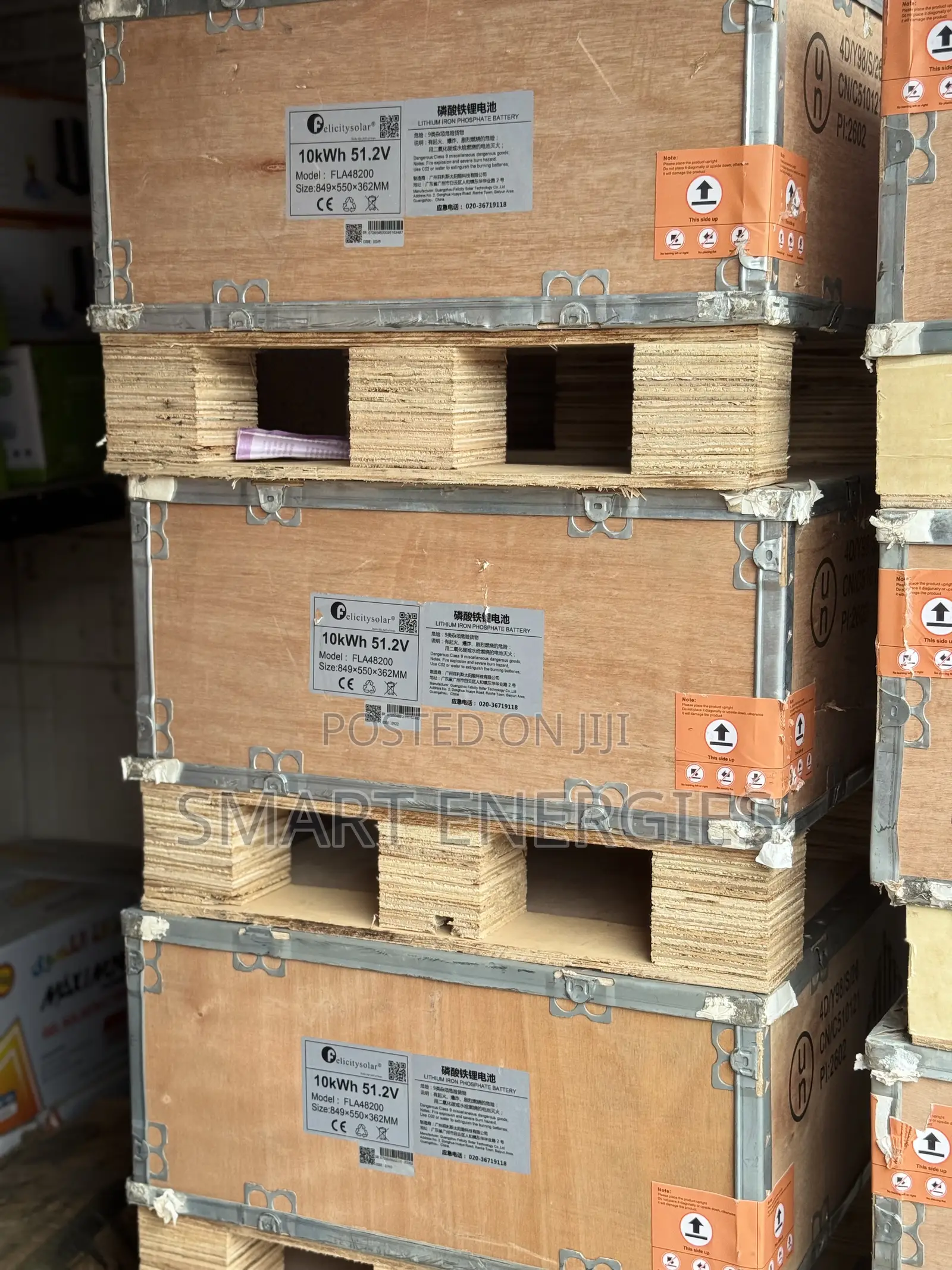 10kwh 51.2volt Felicity Lithium Ion Phosphate Solar Battery