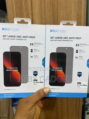 Kuzoom Privacy Glass for iPhone 17 Pro Max