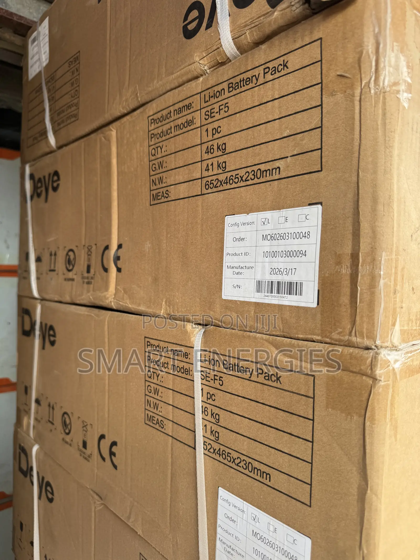 10kwh 48v Deye Solar Lithium Battery