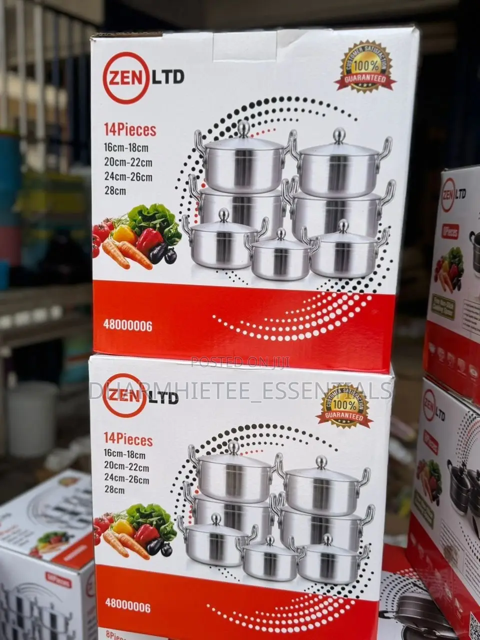 7-Piece ZEN Aluminum Cooking Pot Set