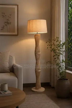 Wooden Luxury Floor Lamps Decoration Living Room Office Standing Light
