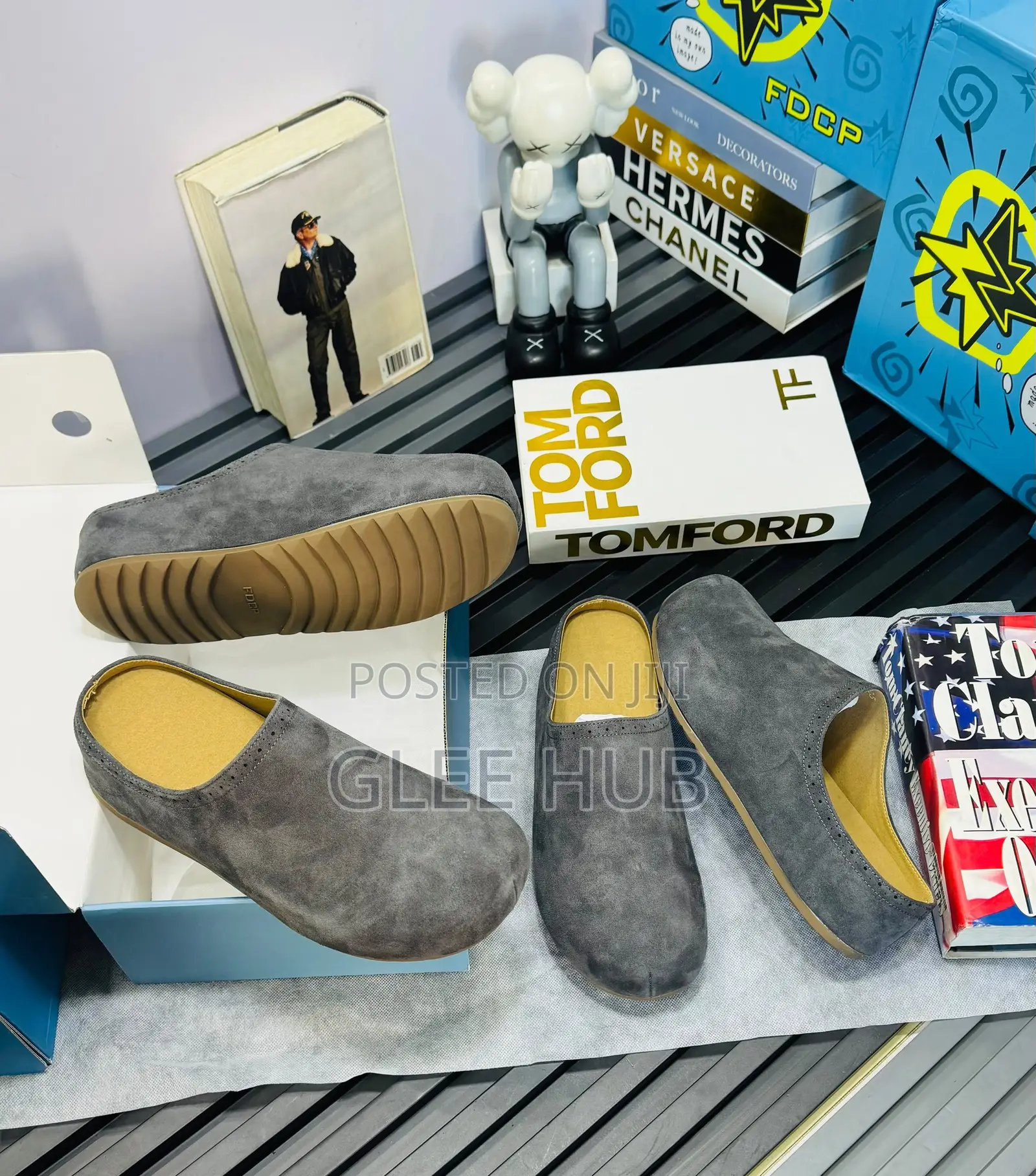 FDCP Suede Stock Clogs