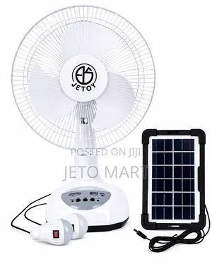 JETOY 12" Rechargeable 3in1 Table Fan