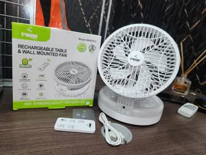 IWIN Rechargeable Table Wall Mounted Fan 8 Inch _ Remote Control