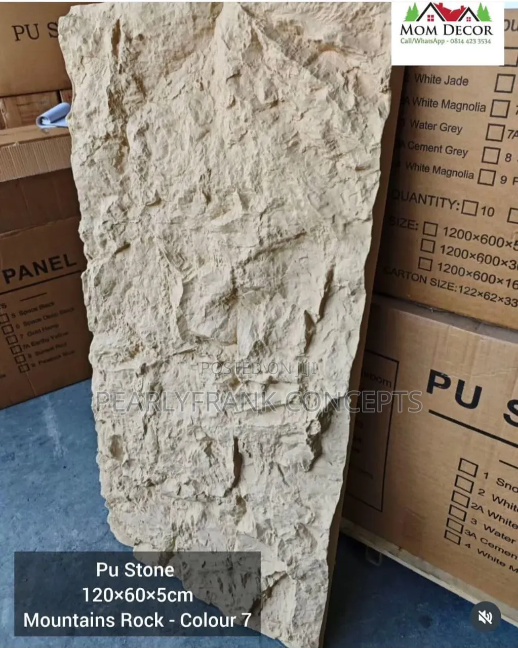 Pu Rock Panel.