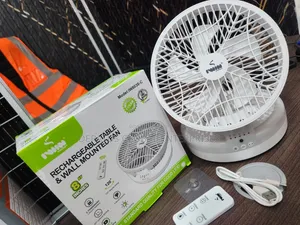 Portable Rechargeable Table Fan _ 4000mAh Battery,8 Inch