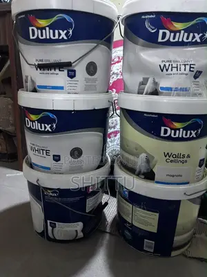 DULUX Paint 8 Pieces in White and Magnolia Colors for Sale