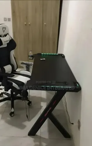 Gaming Desk With LED Lighting.