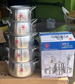 5Pcs COTO COTO Belle Pot Set | Aluminum Cooking Pot Set